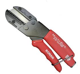 Ronan D434955 Red Black Utility Knife For Cutting Thick Materials With Extra Blades