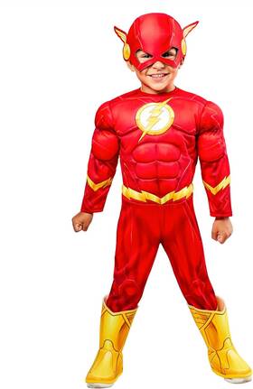 1001237 Rubies Dc Comics Superheroes The Flash Costume For Toddlers Boys 4t