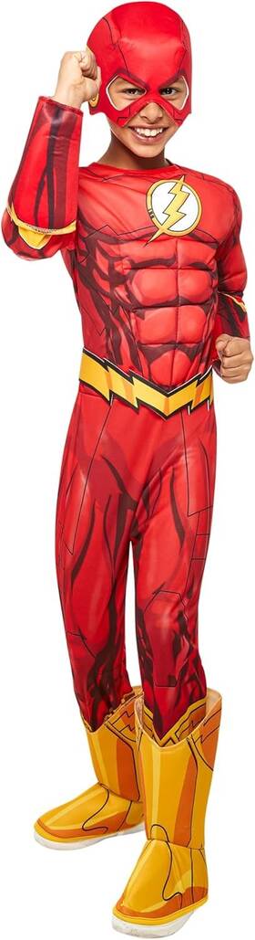 610832 Rubies M Dc Comics Superheroes The Flash Costume For Kids Boys Large Medium