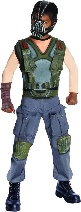 881291 Rubies Batman Dark Knight Rises Childs Deluxe Bane Costume And Mask Small One Color