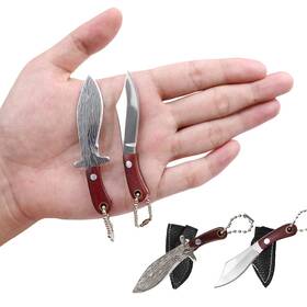 Ruksifg 603693811146 Mini Knives Set 2pcs Damascus Pocket Knife With Sheath For Box Cutter Key Ruksifg 603693811146 Mini Knives Set 2pcs Damascus Pocket Knife With Sheath For Box Cutter Key