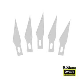 Ryobi 313024850828 #11 Steel Precision Hobby Knife Replacement Utility Blades 10-piece