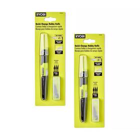 Ryobi 711181693638 Quick Change Hobby Knife 2-pack