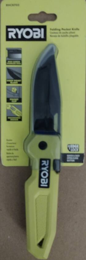Rhckf02 Ryobi Folding Pocket Knife