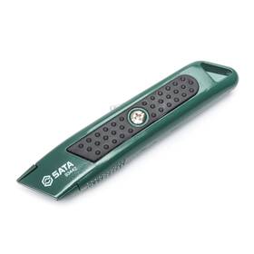 Sata 891645106218 Self-retracting Utility Knife And 5 Blades With Quick Blade Replacement