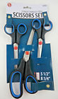 Sc307 Se Stainless Steel Scissor Piece Black And Blue 706569051124