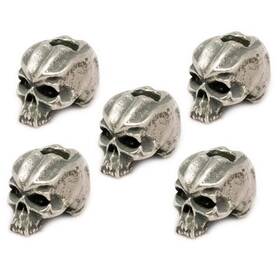 Schmuckatelli Co. 673324380747 Cyber Mini Skull Beads 1/8 Inch Hole - 5 Pack