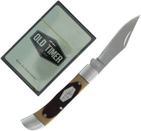 Schp1188049 Schrade Old Timer Folding Jack Pocket Knife / Playing Cards Combo - Great Gift