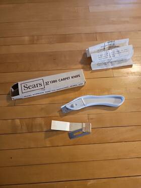 1380 Sears Vintage Carpet Knife Roebuck Usa