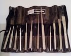 43034 Sears Chisel Set 12 Case Vintage Punch Craftsman Piece 43034 Sears Chisel Set 12 Case Vintage Punch Craftsman Piece