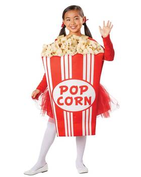 Seasons 653563503305 Popcorn Costume For Child One Size 4-16 Red Seasons 653563503305 Popcorn Costume For Child One Size 4-16 Red