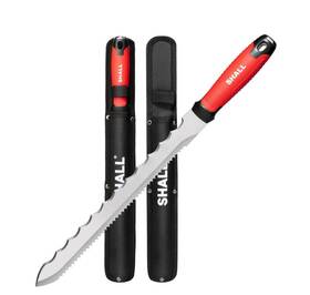 Shall 084389085117 Goldblatt Insulation Knife 8 Inch Stainless Steel Blade - Serrated Sharp Dou