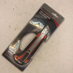 Sheffield 076812122568 18mm Self Locking Snap-off Knife New And Free Shipping