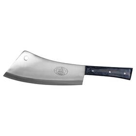 13617 Shelter Imports 16.25 Inch Chef Butcher Cleaver Knife Ebony Wood Handle Full Tang Heavy Duty