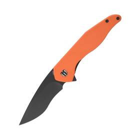 Eg01 Shieldon Viper Pocket Knife Black Dlc Finish 154cm Steel Blade G10 Handle Nes