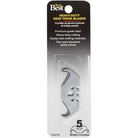 Sim Supply Inc. Lkb5-dib Do It Best 3-notch Linoleum 2-ended Deep Hook Blades 5-count