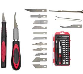 Siyphuning 607602670794 19 Pack Craft Knife Hobby With Anti-slip Handle Engraving Tool Fo Siyphuning 607602670794 19 Pack Craft Knife Hobby With Anti-slip Handle Engraving Tool Fo