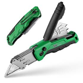 Sk 025141118087 Folding Utility Knife With Additional Wire Cutter Quick Change Box