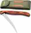 Sk-131 Sarge Knives Fold Fillet Knife 5-7 8 Pakkawood Handle Liner Lock W Case 805319912958