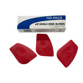 Rz-009 Sm Arnold #9 Heavy Duty Single Edge Razor Blades 100 Pack Scraping With 3 Mini Scrapes
