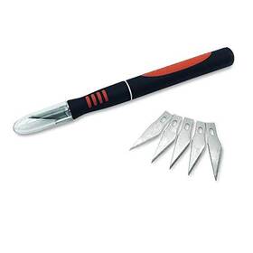 Hask6900-0010 Smb Premium Soft Handle Knife With 5 Blades 1/4/10/25/100 Pcs 10