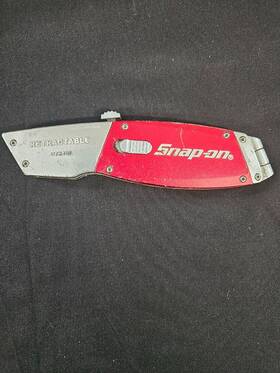 Utk100 Snap-on Tools Retractable Box Cutter Utility Knife Red Used