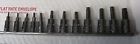 T8-t55 Socket 1 4 Driver Set Tools 12pc Snap 8 " Drive 3 Torx Lot