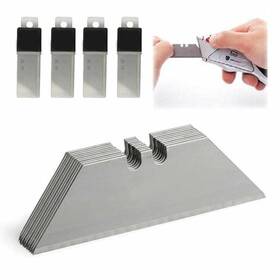 Sona Enterprises 795735264447 40 Pc Standard Razor Box Cutter Utility Knife Replacement Blades Refills Tool
