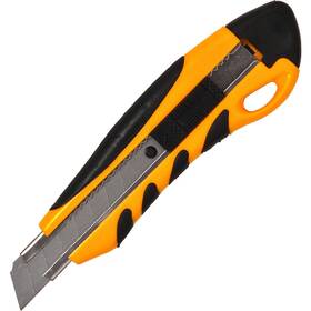Sparco Spr15851 Heavy-duty Utility Knife Pvc Grip Plastic Yellow/black 15851