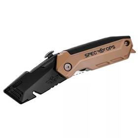 Spec Ops 445011093079 Folding Utility Knives With Retractable Blade Includes 3 Extra Blades In Handle