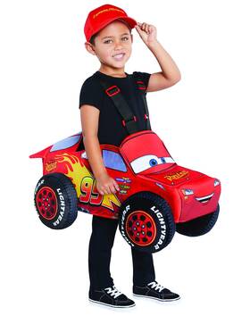 Spirit Halloween 199128017523 Cars Toddler Lightning Mcqueen One Size Fits Most Red