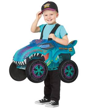 Spirit Halloween 199128047025 Toddler Mega Wrex Ride-along One Size Fits Most Multicolor