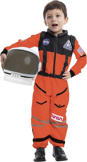 20228 Spooktacular Creations Astronaut Costume With Helmet Space Suit For