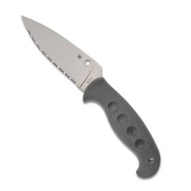 Spyderco Fb05sgy Temperance Lightweight Fixed Blade Knife With 4.46 Inch Cpm Cru-wear