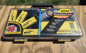Stanley 076174909210 Vintage Nos Hd Utility Knife Set With Holster Blades And Case England