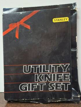 10-115 Stanley Nos Utility Knife Gift Set-utility Holster Quick-point Etc