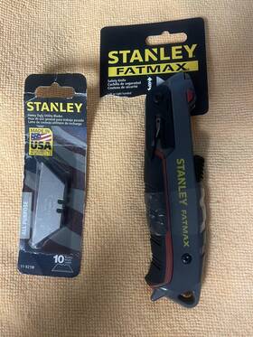 10-242-23 Stanley Fatmax Dual Utility Safety Knife Auto-retractable Cutter
