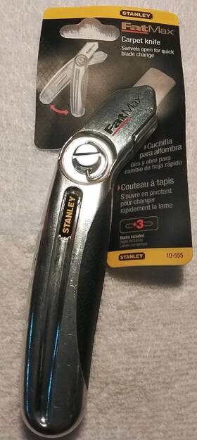10-555 Stanley Fat Max Carpet Knife