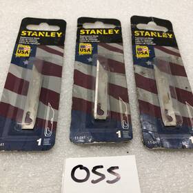11-041 Stanley 3 Pocket Knife Replacement Blades New 11-041 Stanley 3 Pocket Knife Replacement Blades New