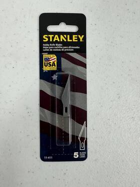 11-411 Stanley Hobby Knife Blade Ten 5pk S 5r696