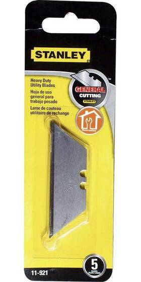 11-921-15 Stanley 11-921 15-pack 1992 Heavy-duty Utility Knife Replacement Blades 11-921-15 Stanley 11-921 15-pack 1992 Heavy-duty Utility Knife Replacement Blades