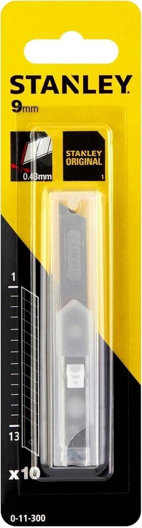 1-11-300 Stanley 253561113000 Snap Off Blade In Dispenser 100 Piece Silver 1-11-300 Stanley 253561113000 Snap Off Blade In Dispenser 100 Piece Silver