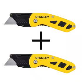Stanley 445012825853 Compact Fixed Blade Folding Utility 2-pack