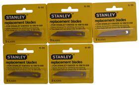 Stanley No.11-111 15x No. 11-111 Replacement Blades For Knives 10-109/10-059