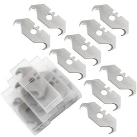 Ekis1591-s Suiwotin 60pcs Utility Hook Blades Heavy Duty Sk5 Steel For Knive