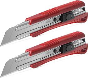 Ht0080-2pc Suobotools Hautmec 2pcs 25mm Extra Heavy-duty Sk4 Utility Knife 3pcs Blade Snap-off Retrac