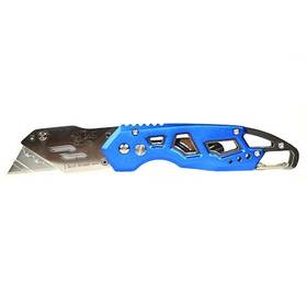 Superior Steel 099461765931 Uk751 Folding Box Cutter With Belt Clip Easy Release Button