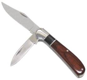 Yk-251t Superknife Beautiful 5-3/4 Inch Folding Copperhead Knife - Two Tone Wood Handle New Yk-251t Superknife Beautiful 5-3/4 Inch Folding Copperhead Knife - Two Tone Wood Handle New