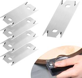 Swozzto 445015975913 5pcs Replacement Blades For Edge Banding Trimmer Stainless Steel Tr