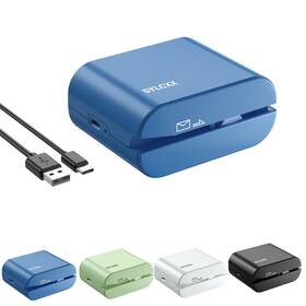 Op-100 Sylcxx Rechargeable Electric Letter Opener - Envelope Blue